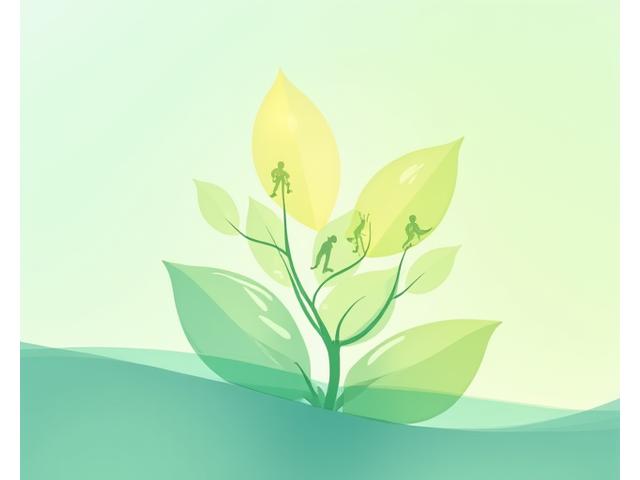 Illustration of a healthy, vibrant adult over 35 engaging in a joyful, active lifestyle, surrounded by subtle growth and energy symbols. Represents personalized care and positive aging.